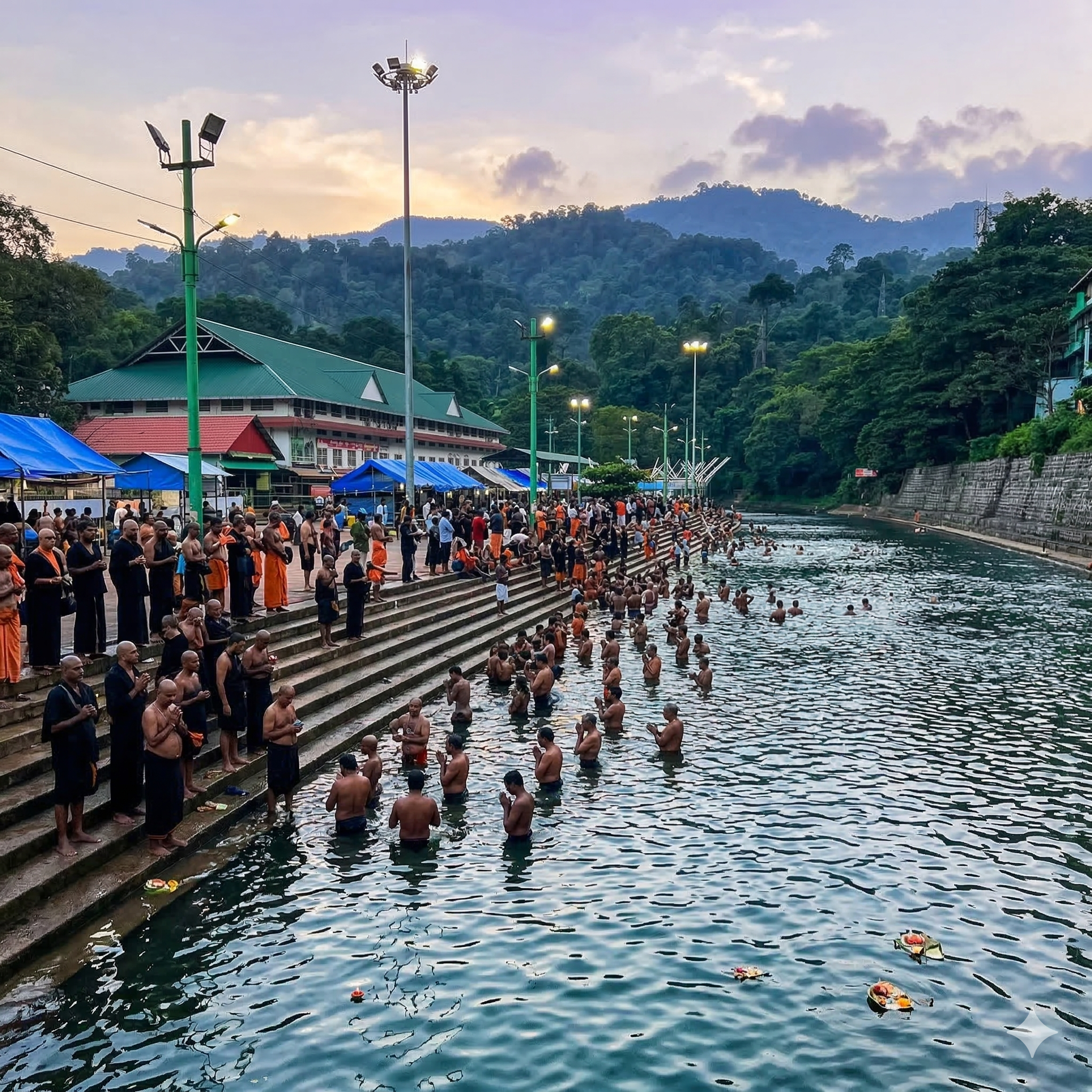Pampa River pilgrimage view
